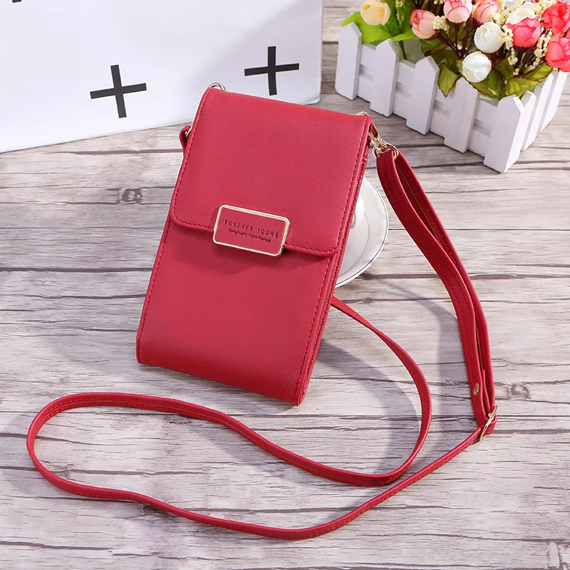 

Purses and Handbags Luxury Designer Crossbody Mobile Phone Bags for Women 2020 Long Mini Vertical Korean Shoulder Bag