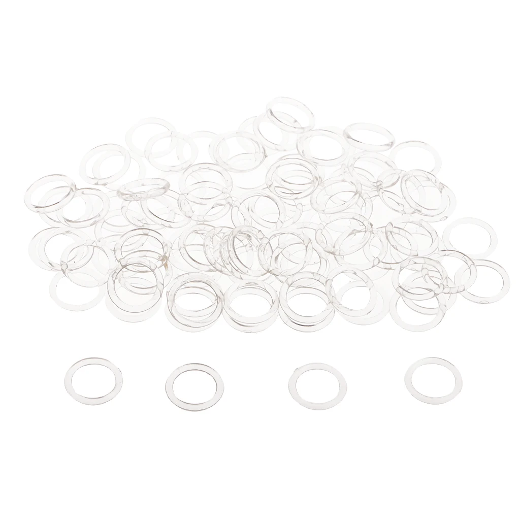 100 X прозрачный нейлоновый бюстгальтер ремешок регулятор ползунок