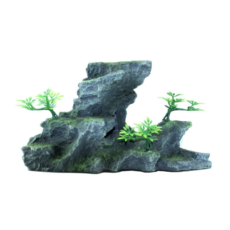 

Fish Tank Aquarium Accessories Resin Landscaping Stone Rockery Aquarium Landscaping Fish Tank Decoration Crafts Pet Supplies