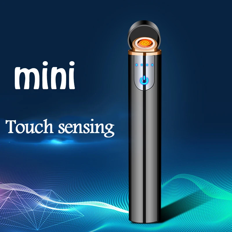 Креативная электрическая зажигалка с подключением к usb тонкий нагревательный