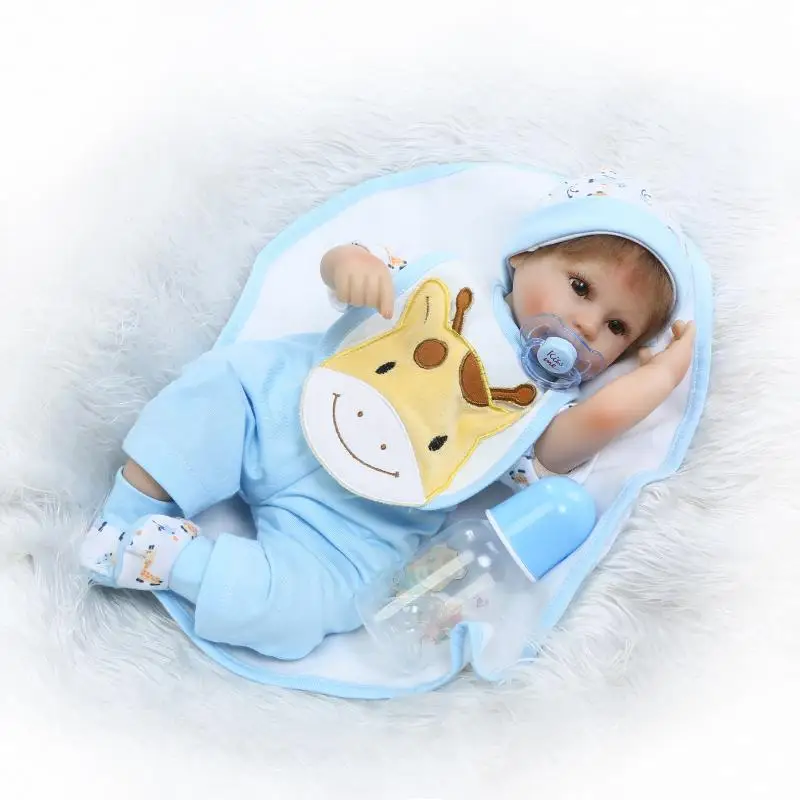 Reborn Baby Doll Twins с магнитной пустышкой 16 дюймов спящий мальчик и девочка Bebes
