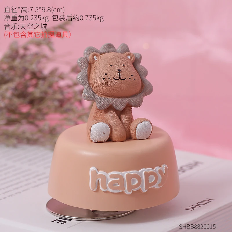 Милая маленькая розовая Персонализированная Музыкальная шкатулка