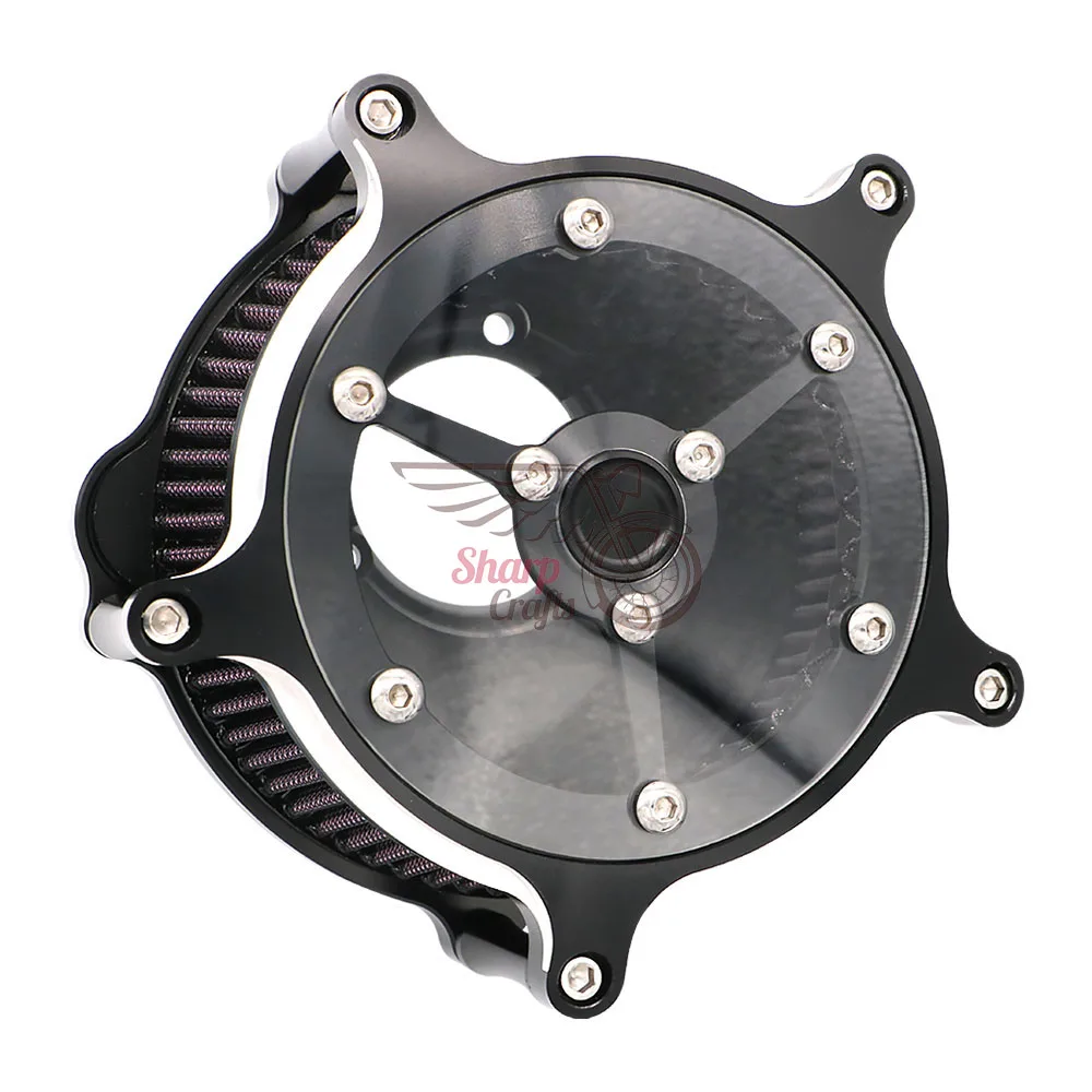 Мотоциклетные аксессуары CNC Cut большой воздухоочиститель фильтр Впускная