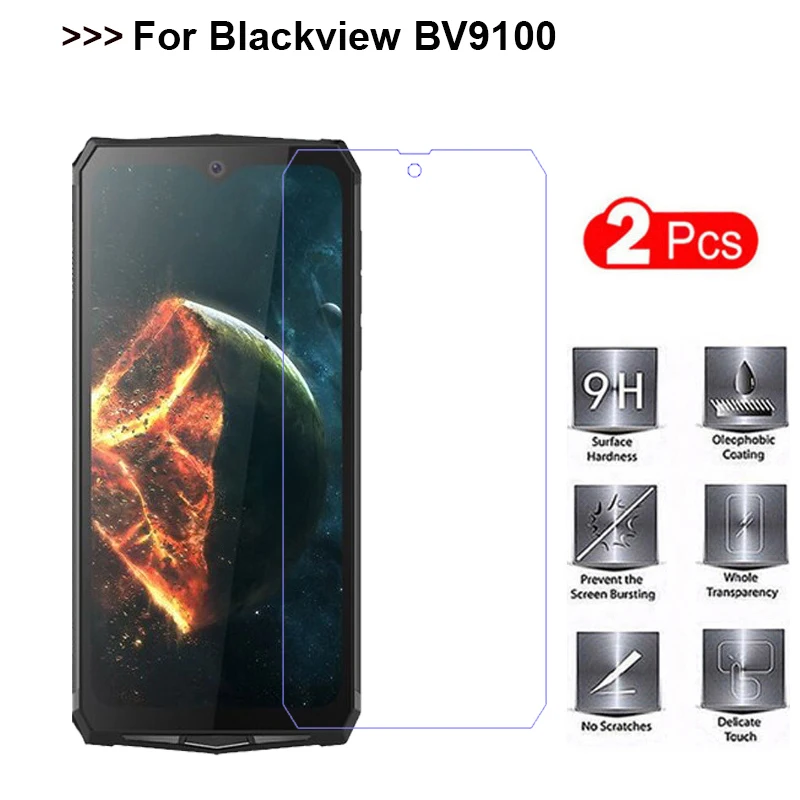 Закаленное стекло для Blackview BV9100 2 шт. защита экрана 9H от царапин закаленное пленка