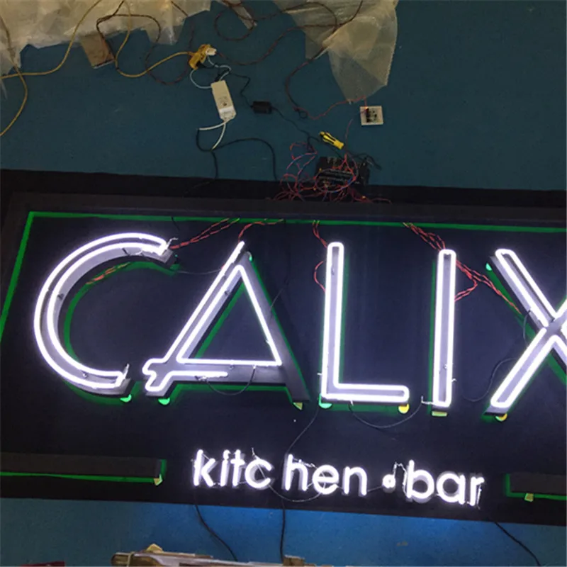 Светодиодный неоновый цветной стеклянный тюбик для украшения ночного клуба на