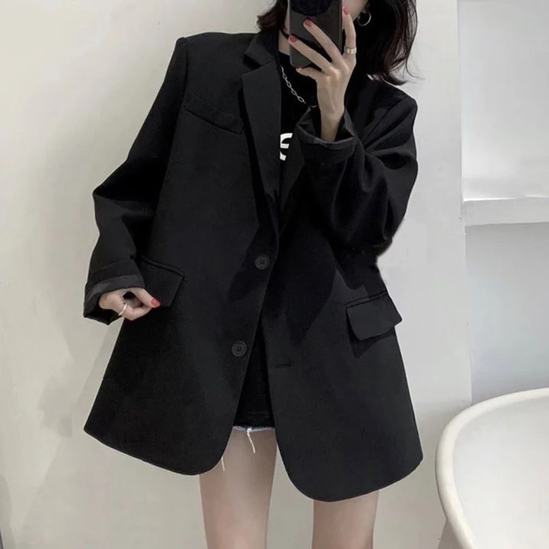 Женский офисный свободный Блейзер Sungtin куртка для женщин весна-осень 2021