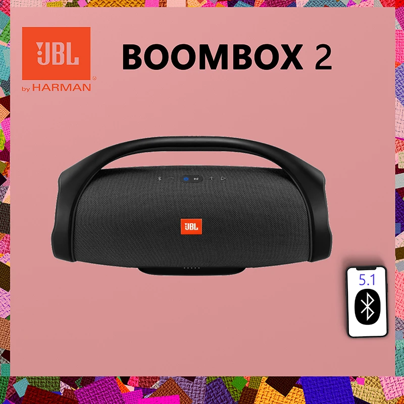 Портативный беспроводной Bluetooth-Динамик JBL Boombox 2 водонепроницаемый громкий
