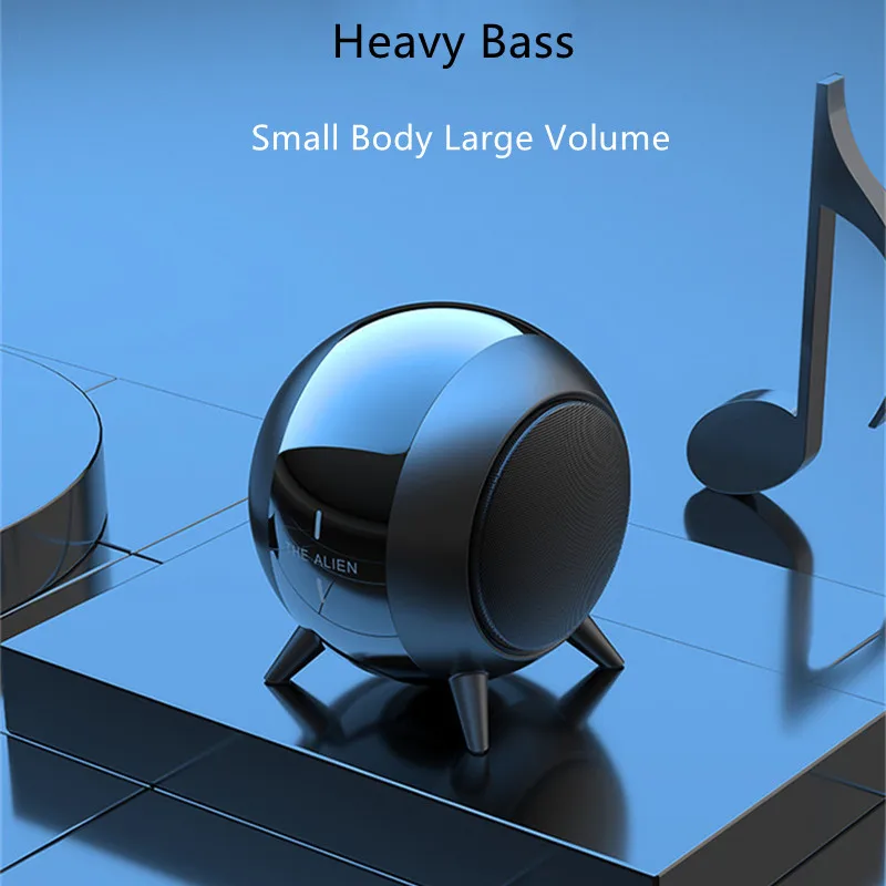 Новая портативная беспроводная Bluetooth-Колонка TWS с металлическим корпусом мощная