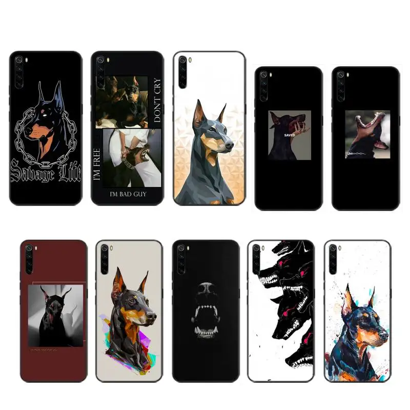 

Cool Doberman Animal Case Coque Fundas Etui for Xiaomi Redmi 7 7a 8 8t 9 10 Pro Lite Note Max Mi 7 8 9se Cases Cover
