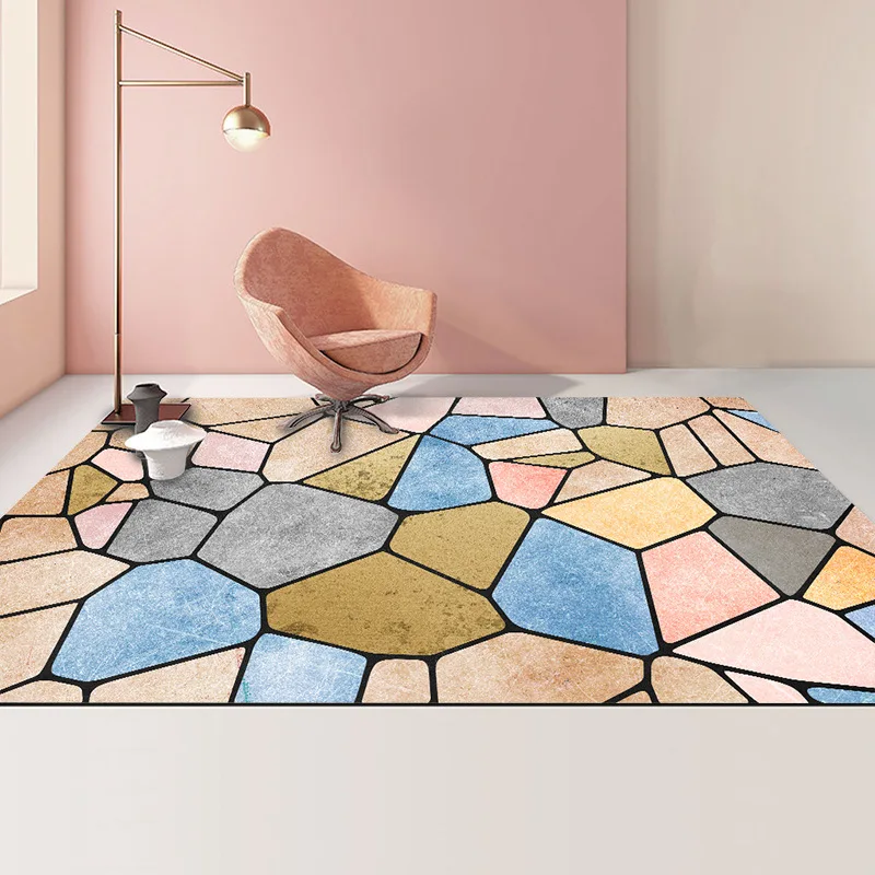 Nordic Floor Mats Luxury Slip-Resistant Home Decoration Sofa Coffee Table Rugs Bedroom Living Room Chairs Area Carpet | Дом и сад