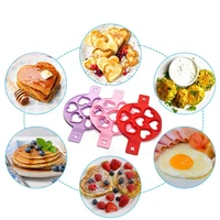 fried egg cooker pancake maker 7 holes multiple shape silicone mold nonstic 2021 new kitchen gadget accessories diy baking tool