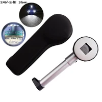 magnifier 10x dermatoscope handle smooth clear vision with measure scale 30x type b bigger vision with uv light