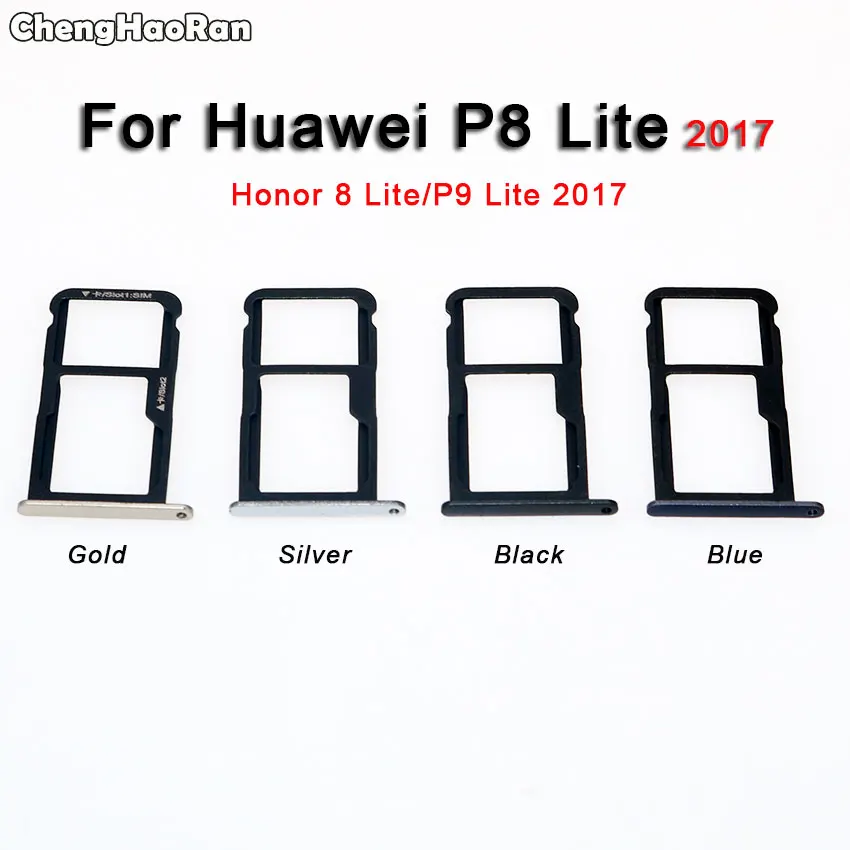 ChengHaoRan для Huawei P8/P8 Lite/P8 P9 Lite 2017/Honor 8 держатель SIM-карты и слот карты Micro SD адаптер