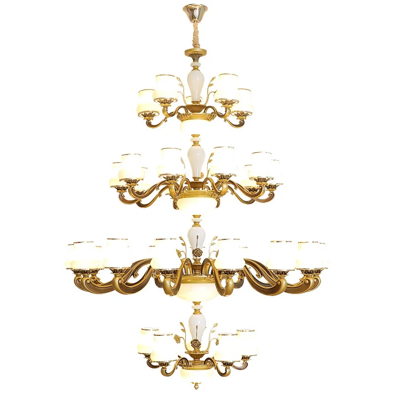 

Европейский подвесной светильник из хрустального стекла для виллы, роскошный подвесной светильник из цинкового сплава, подвессветильник светильник для кафе