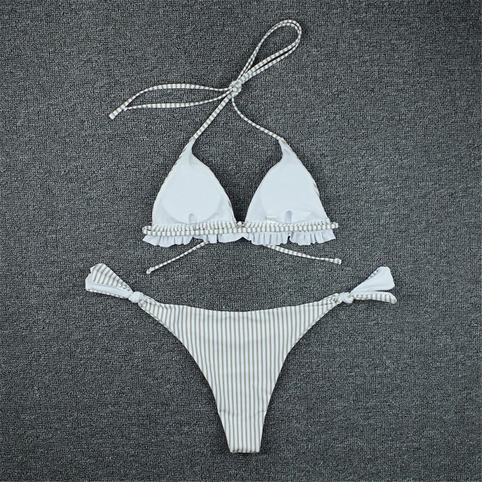 

Women Solid Bikinis Set Low Waist Swimsuit Sexy Bathing Suits Summer Beach Wear Quick Dry Brazilian Biquini Women Swimwear S-XL
