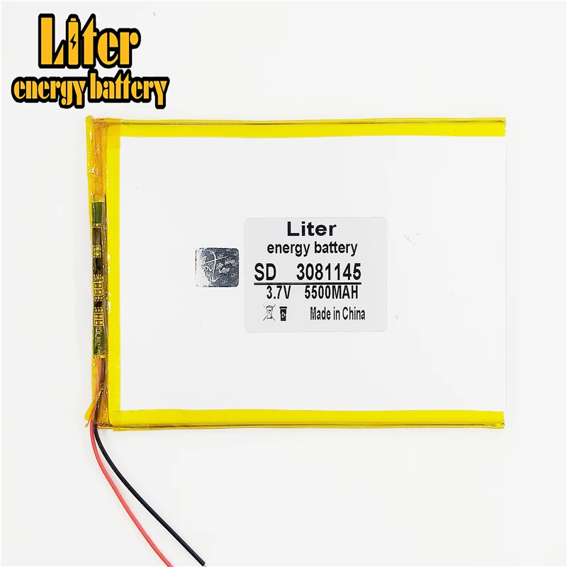 3 7 V 5500mah 3081145 3080145 планшет батарея бренд gm литий полимерный аккумулятор|battery