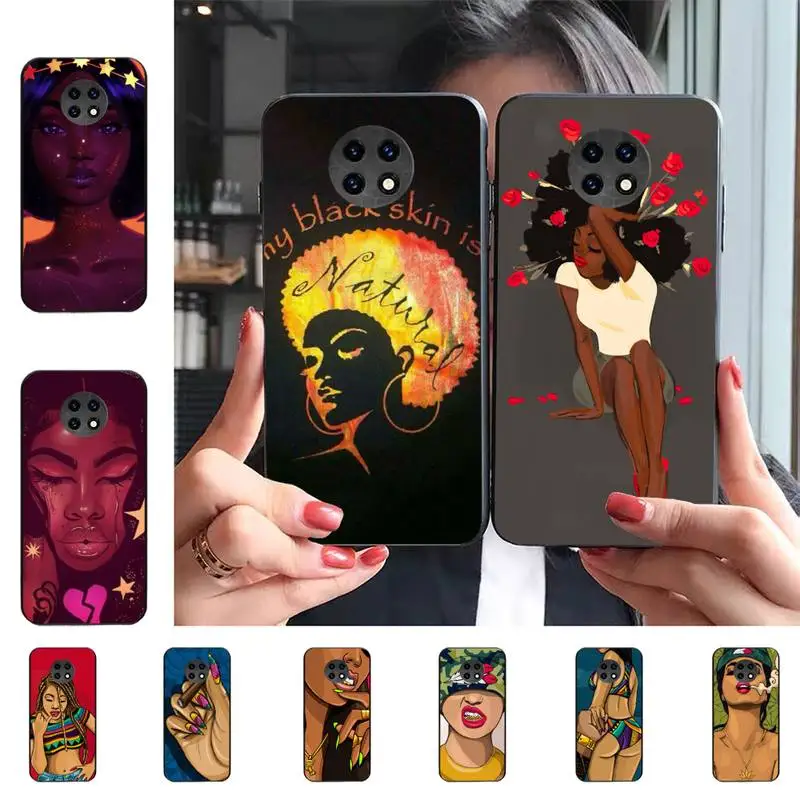 

Melanin Poppin black girl Phone Case For Redmi 6 9 5 S2 K30 pro for Redmi 8 7 A note 5 5A 4X S2 Capa
