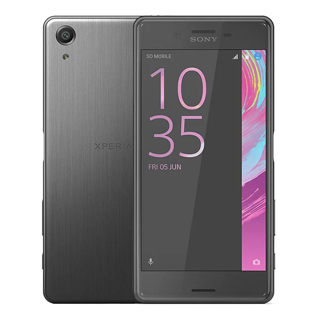Черный Мобильный телефон sony Xperia X Performance F8131 с одной sim-картой F8132 с двумя sim-картами, 4G, 5,0 дюймов, сенсорный экран, 3G ram, 32 ГБ rom, камера 23 МП - Цвет: Черный