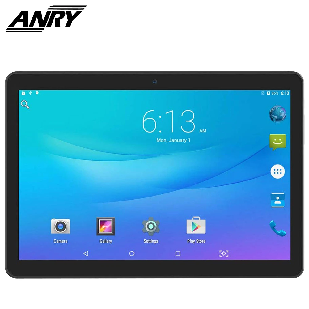Планшет ANRY 10 1 дюйма 4G Android 8 MTK6753 2 + 32 Гб ПЗУ IPS экран 1280*800 Восьмиядерный Wi