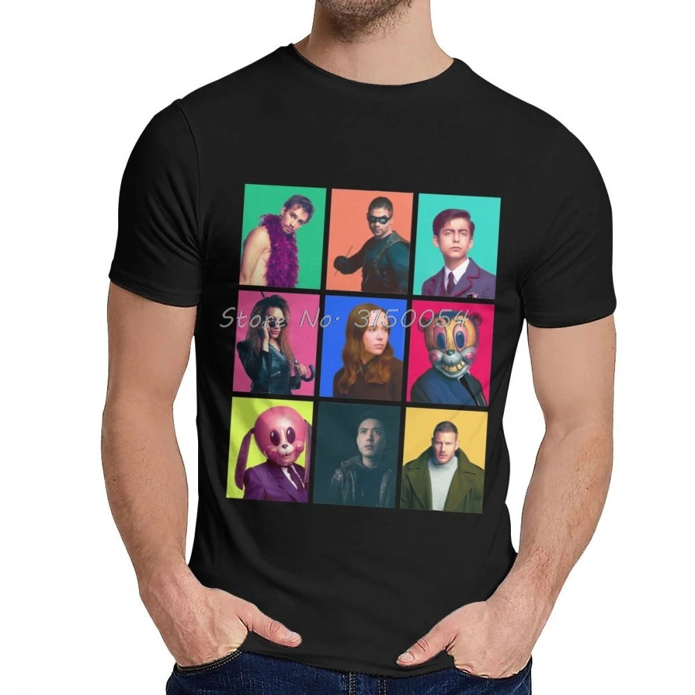 Мужская хлопковая футболка с коротким рукавом и круглым вырезом в стиле хип-хоп |