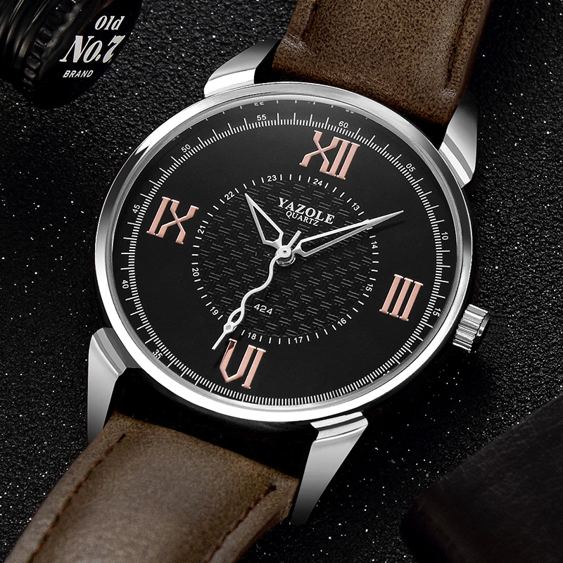 

YAZOLE Men Watch Top Luxury Brand Sport Watches Mens Quartz Wristwatch Male Clock Relogio Masculino YZL424