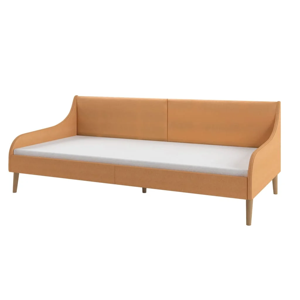 VidaXL Estructura de Sova cama tela naranja| |