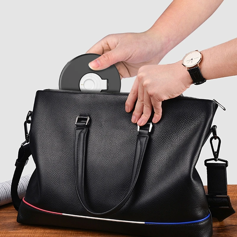 Портативная беспроводная зарядная док-станция с подставкой и USB-разъемом