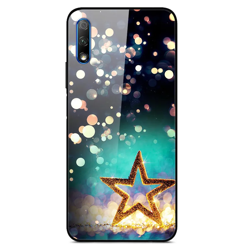 Роскошный чехол для huawei Honor 9X, чехол из закаленного стекла, силиконовый чехол для телефона huawei Honor 9X X9 9 X, чехол s для Honor 9X
