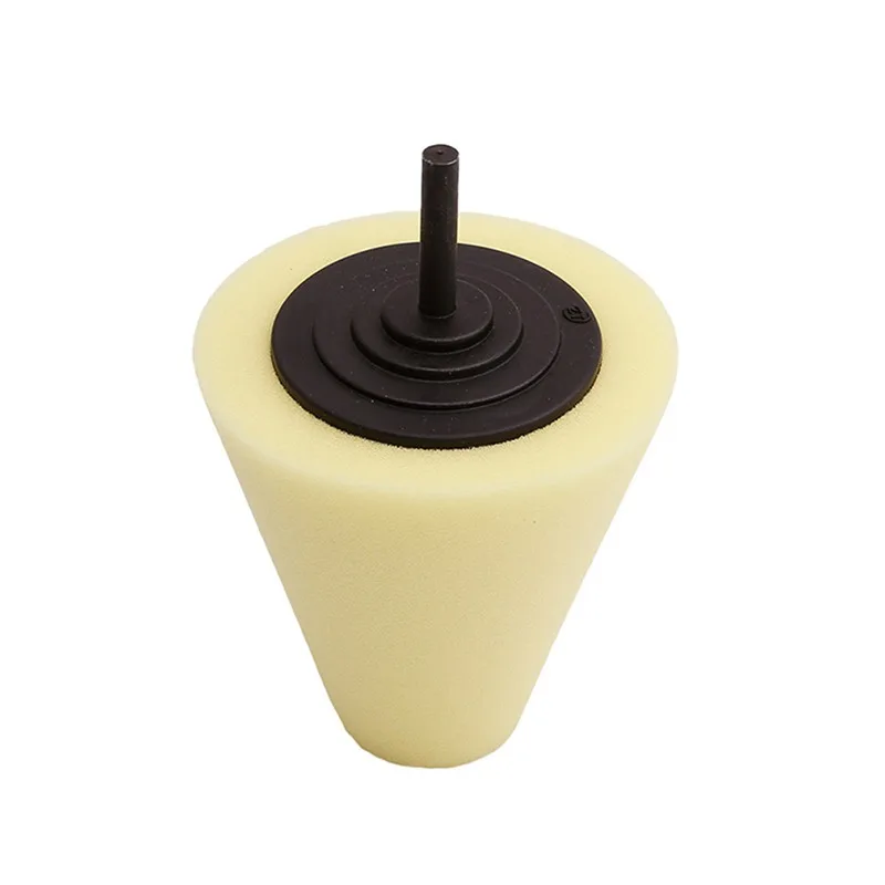 

Auto Wheel Polishing Sponge Used for Electric Drill 3inch/ 4inch Burnishing Ball Polishing Cone Car Hub Buffing Sponge