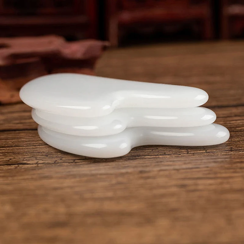 

Natural Jade Facial Beauty Scraping Massage Tools Firm Skin Care Face Gua Sha Scraping Board SPA Physical Therapy Gue Che Roller
