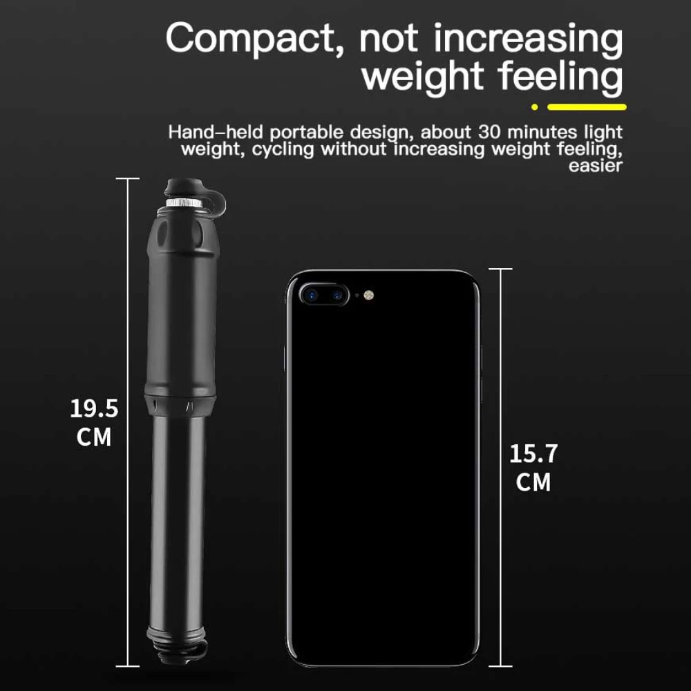 

Small bicycle pump low portable bicycle pump road valve hose bicycle accessories cycling