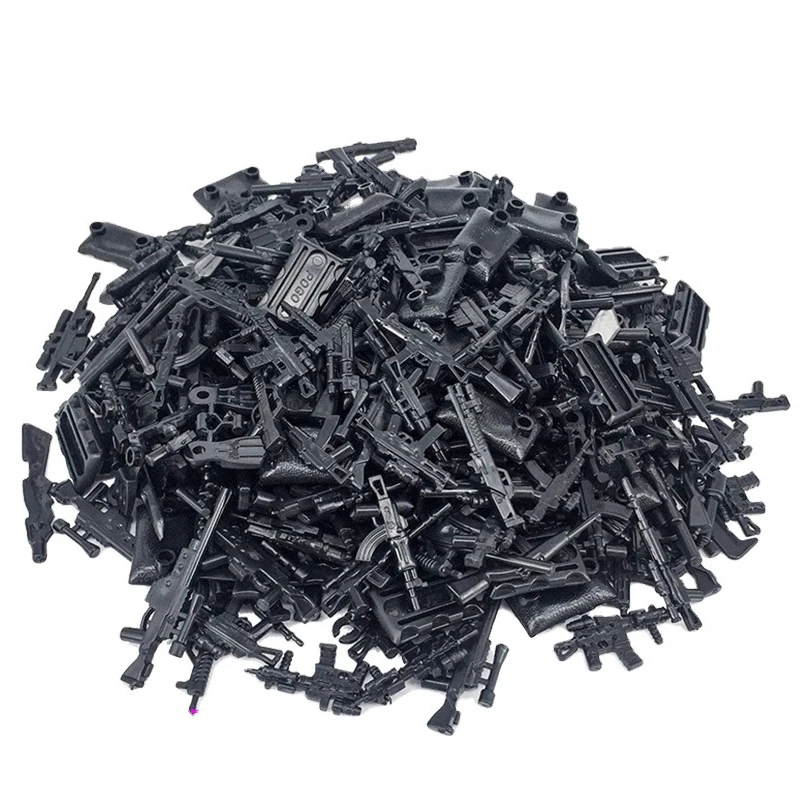 

Аксессуары MOC для военного оружия «сделай сам», армейский пистолет времен Второй мировой войны, строительный фотоаппарат, MOC кирпич маленьк...