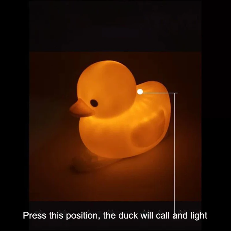 Велосипед свет мультфильм кремнезема маленькая Желтая утка шлем передний