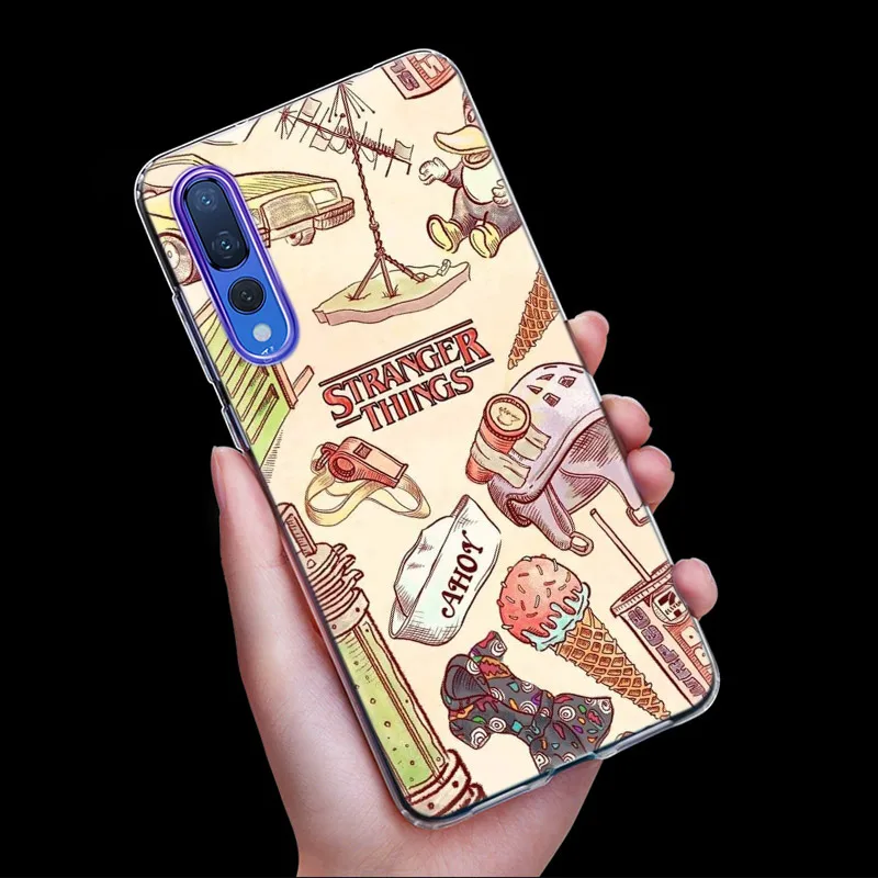 Чехол для телефона Cartoon Stranger Things из силикона для Huawei P50 P40 Pro P30 Lite P20 P8 2017 P Smart Z 2020 2021.