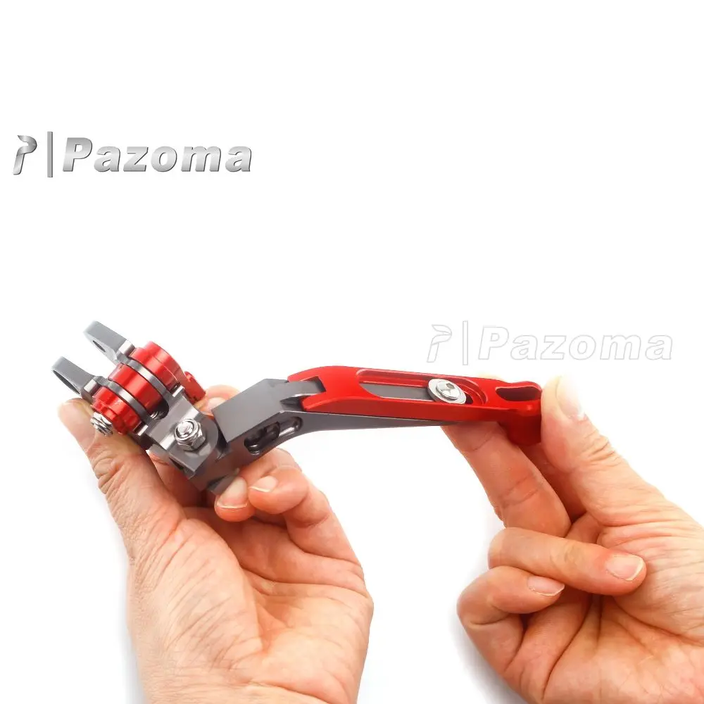

Motorcycle T6 Aluminum Adjustable Brake Clutch Lever Extension Hand Lever for Honda Suzuki Kawasaki Yamaha BMW Models