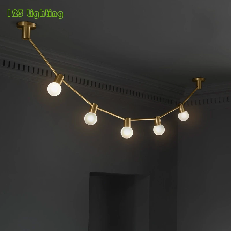 Пост-модерн E27 люстры для гостиной ресторана подвесной светильник бар спальня