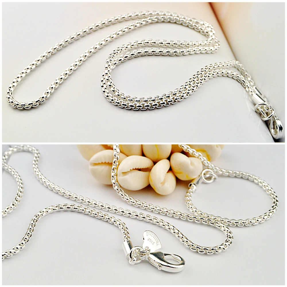 Новое поступление 925 ювелирных изделий. Ожерелье из стерлингового серебра пробы