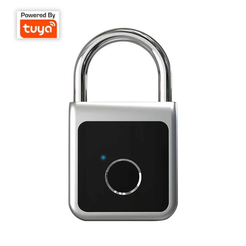 

Tuya Fingerprint Padlock Bluetooth-compatible Waterproof Smart Lock USB Rechargeable Security Keyless Lock For School Locker Gym