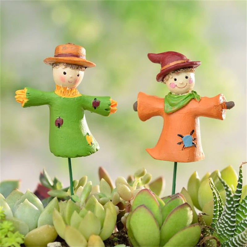 Миниатюрная садовая статуэтка милая миниатюрная палочка сказочные аксессуары