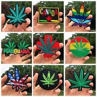 fashion leaf patch 17style embroidery iron on cheap patches for clothing jeans jacket cap applique badges diy accessories decor