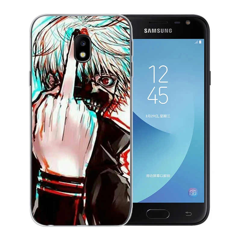 Токийский Гуль аниме ТПУ Мягкий силиконовый чехол для телефона Samsung Galaxy J5 J7 2016 J3