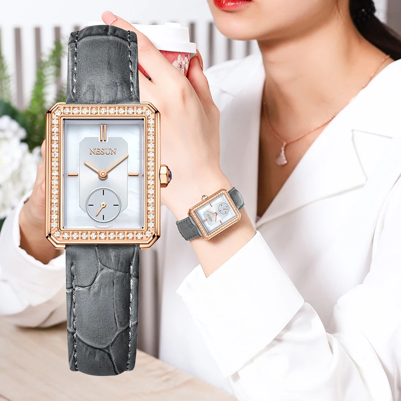 

Простые черные, белые кварцевые часы, женские наручные часы с минималистичным дизайном и кожаным ремешком, женские модные креативные часы с...