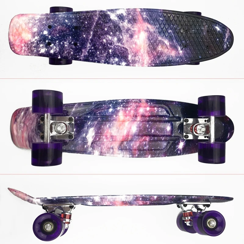 Скейтборд Mini Cruiser Board 22 дюйма X 6 дюймов ретро Лонгборд скейт длинная доска