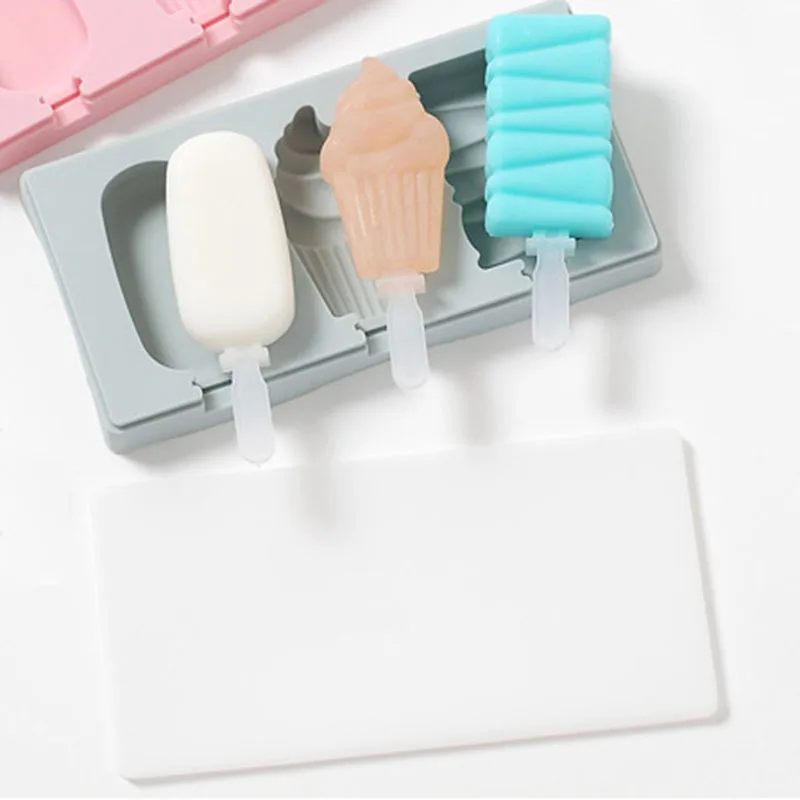 Новая силиконовая форма для мороженого приготовления домашнего инструмент