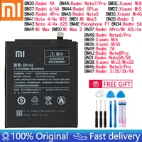 original battery for xiaomi mi redmi note mix max 2 3 3s 3x 4 4x 4a 4c 5 5a 5s 5x m5 mi6x 6 6a 7 8 9 mi9 pro plus lite batteries