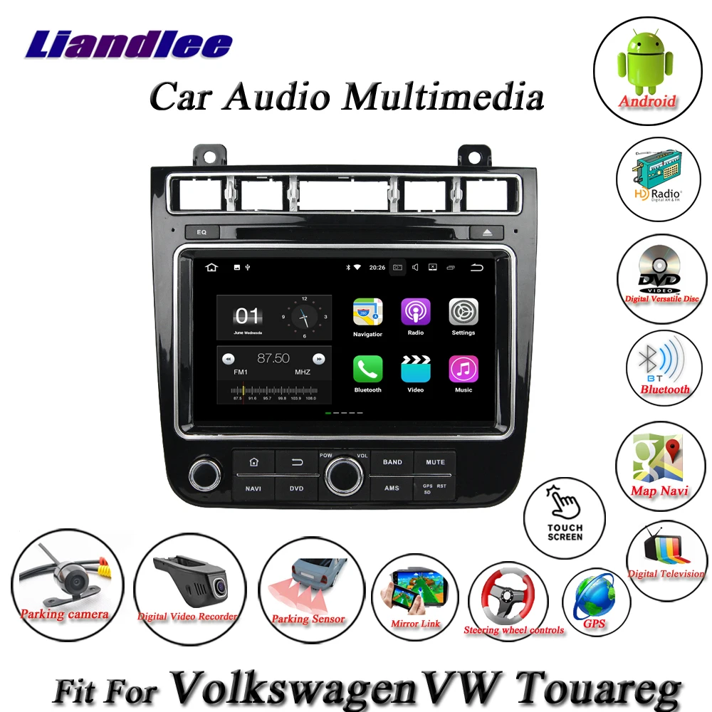 Car Android Multimedia System For VW Touareg 2015 2016 Radio CD DVD Player GPS Navigation HD Screen | Автомобили и мотоциклы