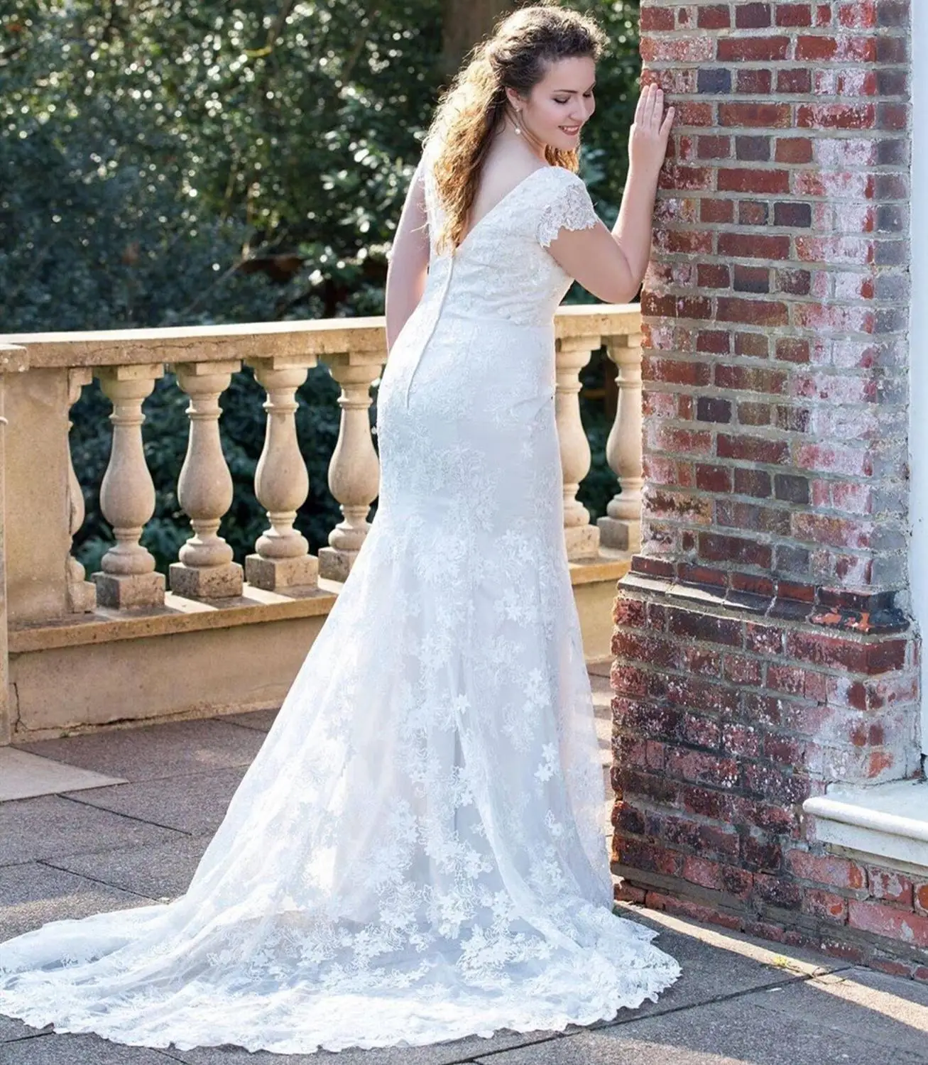 2020 размера плюс свадебное платье сексуальное v образный вырез длинный короткий