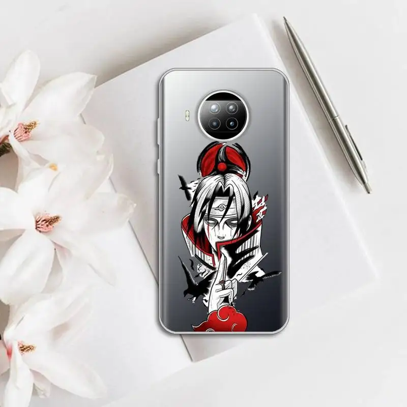 

Naruto Kakashi Uchiha Itachi Phone Case Transparent for Xiaomi mi Redmi note 10 t 8 9 pro lite 11 Samsung S 8 9 10 20 plus ultra