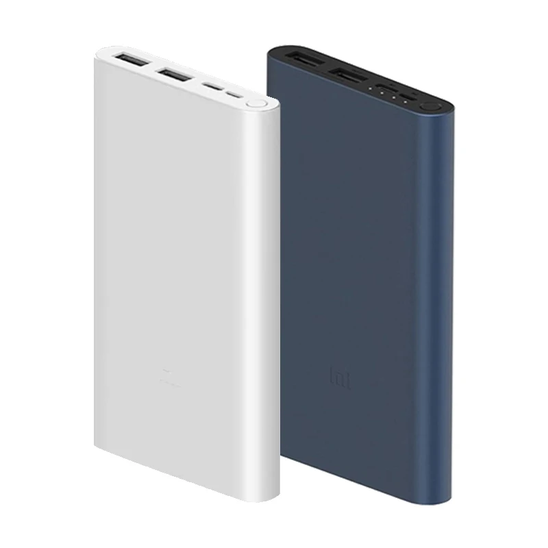 Внешний аккумулятор Xiaomi Mi Power Bank 3 10000 мАч внешний быстрая зарядка поддержка