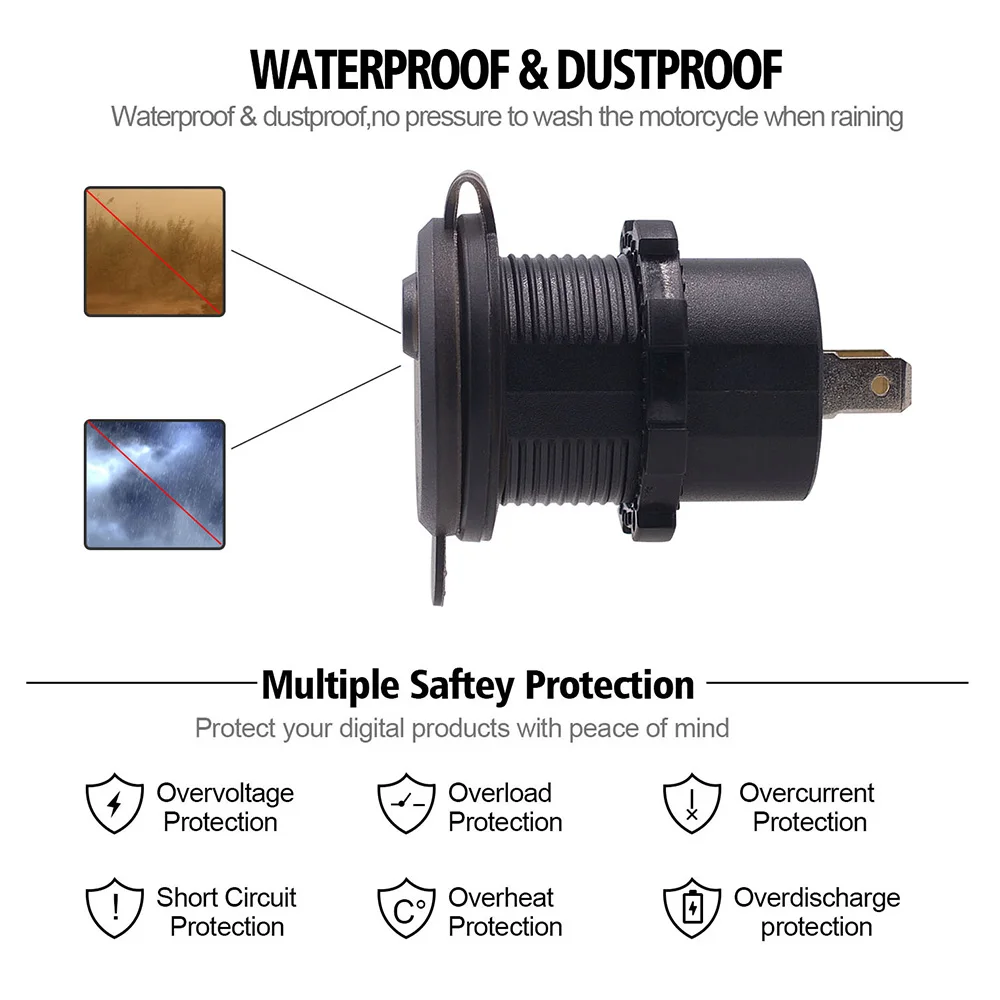 Устройство для измерения напряжения мотоциклов DC 12-24 В | Автомобили и мотоциклы